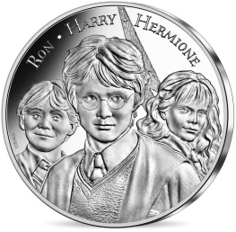 Harry Potter avec Ron et Hermione