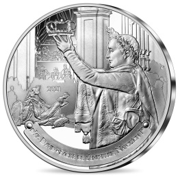 Le Sacre de Napoléon, monnaie argent