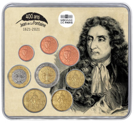 Miniset euro Jean de la Fontaine