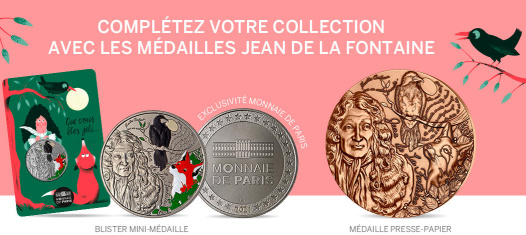 Médailles Jean de la Fontaine