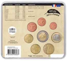 Miniset euro Jean de la Fontaine